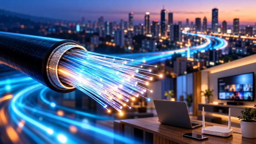 Fibra ótica: por que ela domina a internet